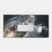 ムーンスコーンゲームデスクマット | ルナークイーンマウスパッド デスクマット (キーボード&マウス)