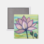 ムーンスタジオ – ピンクロータスマグネット マグネット (正面/裏面)