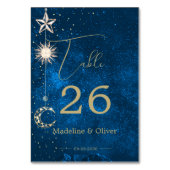 ムーンスターシナ結婚ル空エレガント テーブルナンバー (正面)