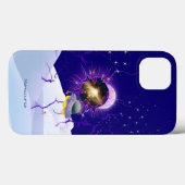 ムーンスタースヌーンランドスケープエイリアン宇宙船モダン Case-Mate iPhoneケース (裏面 (横))