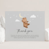 ムーンスターズがベビーシャワーを浴びる サンキューカード