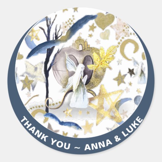 *~*ムーンスターズこうもり童話グリッター城 ラウンドシール (正面)