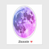 ムーンスターズのステッカー – 天の美学 シール (シート)