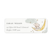 ムーンスターズエレファントバニーのアド男女兼用レス ラベル (正面)