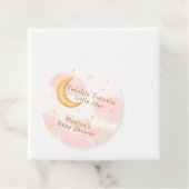 ムーンスターズトゥインクルトゥインクルガールベビーシャワー フェイバータグ (インサイチュ)