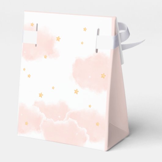 ムーンスターズトゥインクルトゥインクルガールベビーシャワー フェイバーボックス (裏面サイド)