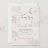 ムーンスターズリトルピース天国ベビーシャワー サンキューカード (正面)