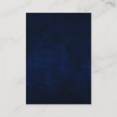 ムーンスターズ天結婚星のQR RSVP エンクロージャーカード (裏面)