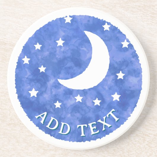 ムーンスターズ水彩デコール コースター (正面)