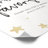 ムーンスターズ赤ちゃんシャワートリート&ウィズサイン ポスター (角)