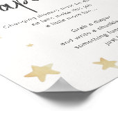 ムーンスターズ赤ちゃんシャワー深夜おむつサイン ポスター (角)