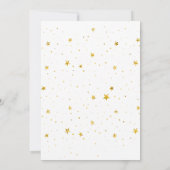 ムーンスターズ赤ちゃんシャワー 招待状 (裏面)