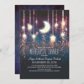 ムーンスターズ&ストリングライトリハーサルディナー 招待状 (正面/裏面)