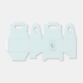 ムーンスターテーマベビーシャワーミント フェイバーボックス (折り畳みなし)