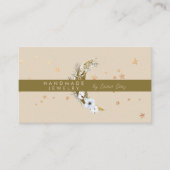 ムーンスターハンドメイドジュエリーアーティストフェイク金ゴールド 名刺 (正面)