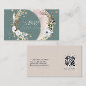 ムーンスターハンドメイドジュエリーアーティストフェイク金ゴールドD 名刺 (正面/裏面)