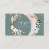 ムーンスターハンドメイドジュエリーアーティストフェイク金ゴールドD 名刺 (正面)