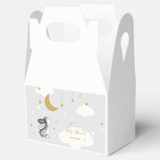 ムーンスター男女兼用クラウド赤ちゃんシャワー フェイバーボックス (オープン)