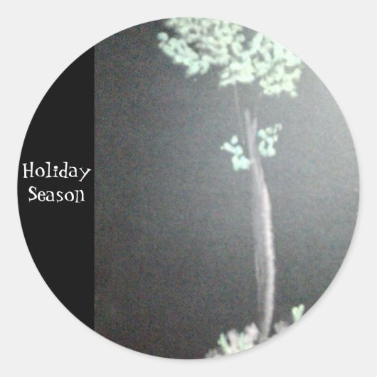 ムーンステッカーホリデイ ラウンドシール (正面)