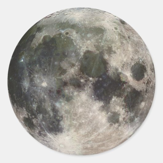 ムーンステッカー ラウンドシール (正面)