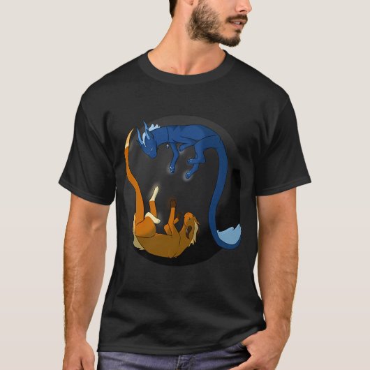 ムーンストーンとトパーズ Tシャツ (正面)