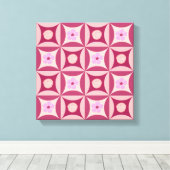 ムーンストーンバラとさくらんぼフラワーインザドア キャンバスプリント (インサイチュ (ウッドフロア))