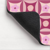 ムーンストーンバラとさくらんぼフラワーインザドア マウスパッド (コーナー)