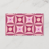 ムーンストーンバラとさくらんぼフラワーインザドア 名刺 (正面)