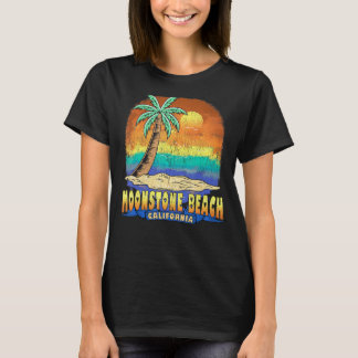 ムーンストーンビーチカリフォルニアヴィンテージ動揺してスーヴ Tシャツ