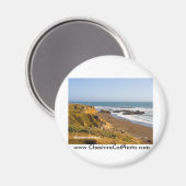 ムーンストーンビーチカンブリアカリフォルニア製品 マグネット (正面/裏面)