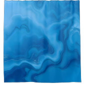 ムーンストーンブルー シャワーカーテン (正面)