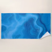 ムーンストーンブルー ビーチタオル (正面)