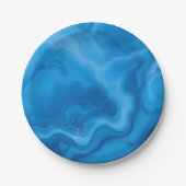 ムーンストーンブルー ペーパープレート (正面)