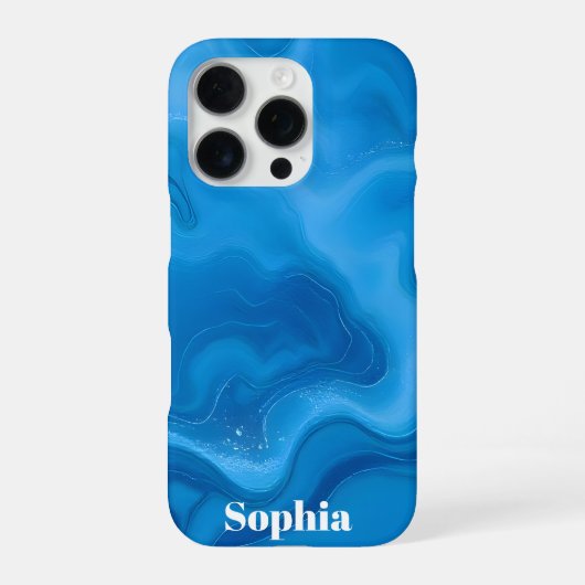 ムーンストーンブルー iPhoneケース (裏面)