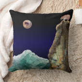 ムーンストーンベアークリスタル海グードムーン クッション (ブランケット)