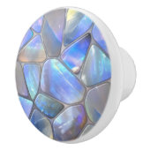 ムーンストーンモザイク細胞抽象芸術 セラミックノブ (右)