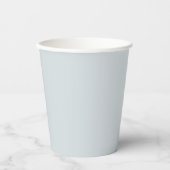 ムーンストーン グレー 無地 紙コップ (正面)