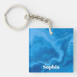 ムーンストーン・ブルー –  キーホルダー