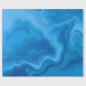 ムーンストーン・ブルー – ラッピングペーパー (フラット)