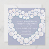 ムーンストー結婚ン記念日3年パーティー 招待状 (裏面)