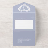 ムーンス結婚トン記念3年パーティー オールインワン招待状 (外側)