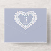 ムーンス結婚トン記念3年パーティー オールインワン招待状 (裏面)