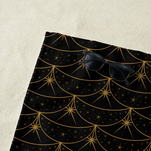 ムーンズアンドスターズビーチタオル ビーチタオル (インサイチュ)