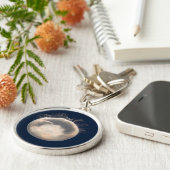 ムーンゼリーフィッシュビーチ動物怖いパーティー キーホルダー (側面)