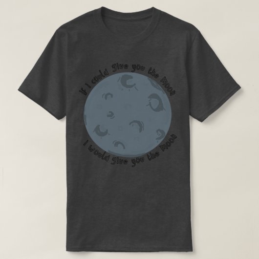 ムーンソング歌詞Phoebeブリッジズ Tシャツ (デザイン正面)