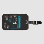 ムーンタイムトラベルチケット搭乗券 ラゲッジタグ (正面横)