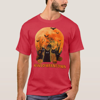 ムーンタウンレッドムーンブラックキャッツ Tシャツ