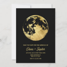 ムーンチャイルドの美学的なウェディング