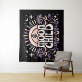 ムーンチャイルドパープルウィッチ美的 タペストリー (インサイチュ)