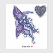 ムーンチャイルドフェアリームーンチャイルド妖精の国アート妖精 シール (シート)